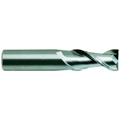 Picture of YG-1 08600TC DIA 1 SH 1.00 LOC 2.2500 OAL 5.00 End Mill Standard Flute Standard Helix Carbide TiCN Single End Square Sharp Carbide End Mill