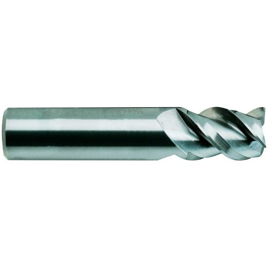 Picture of YG-1 83908TE DIA 3/4 SH 0.7500 LOC 3.00 OAL 6.00 End Mill Standard Flute High Helix Carbide TiAlN Single End Square Sharp Carbide End Mill