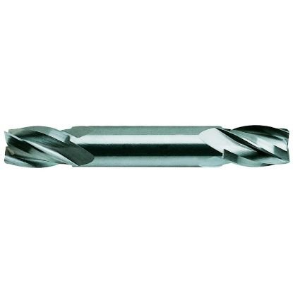Picture of YG-1 33565TN DIA 3/16 SH 0.1875 LOC 0.3750 OAL 2.00 End Mill Standard Flute Standard Helix Carbide TiN Double End Square Sharp Carbide End Mill