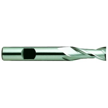 Picture of YG-1 E9983056TF DIA 7/8 SH 0.8750 LOC 1.50 OAL 3.7500 End Mill Standard Flute Standard Helix Powder Metal TiAlN Single End Square Sharp Tank-Power End Mill