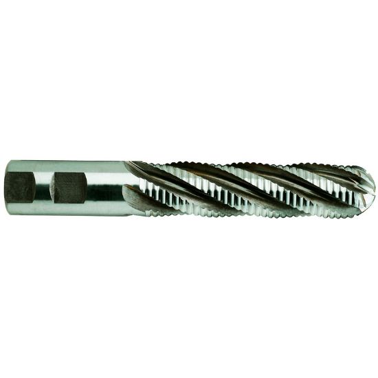 Picture of YG-1 68422 DIA 1 SH 0.7500 LOC 2.00 OAL 4.50 End Mill Roughing Flute Standard Helix Cobalt Uncoated Single End Ball Nose General Purpose
