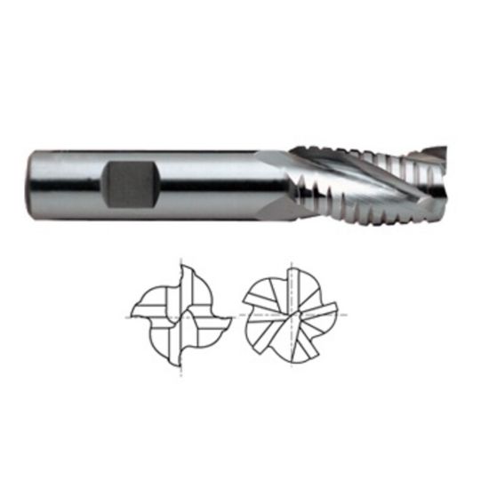 Picture of YG-1 79515PE DIA 1/2 SH 0.50 LOC 1.2500 OAL 3.2500 End Mill Powder Metal TiAlN Single End Square Sharp ASP