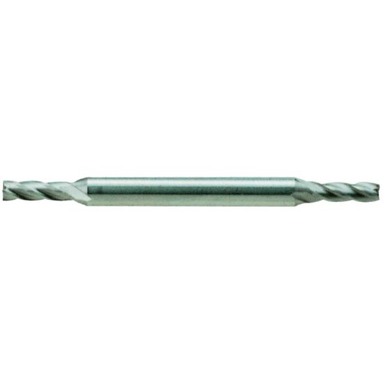 Picture of YG-1 53266CC DIA 9/64 SH 0.1875 LOC 0.4062 OAL 2.2500 End Mill Standard Flute Standard Helix Cobalt TiCN Double End Square Sharp General Purpose