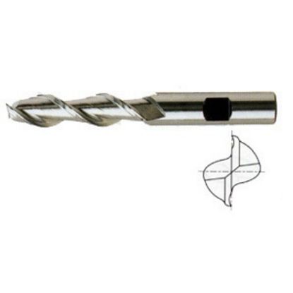 Picture of YG-1 18195HF DIA 1-1/4 SH 1.2500 LOC 4.00 OAL 6.50 End Mill Standard Flute Standard Helix HSS TiAlN Single End Square Sharp General Purpose