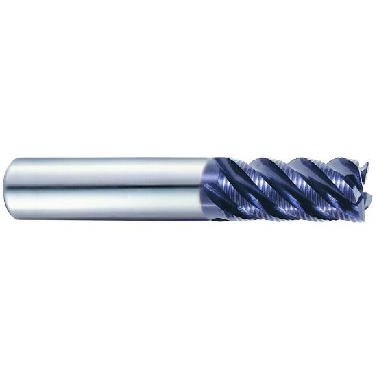 Picture of YG-1 95114 DIA 1 SH 1.00 LOC 1.7500 OAL 4.00 End Mill Carbide TiAlN Single End Square Sharp J-Power