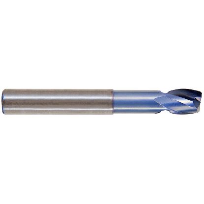 Picture of YG-1 24573 DIA 1/4 SH 0.2500 LOC 0.3125 OAL 2.3750 End Mill Standard Flute Standard Helix Carbide Uncoated Single End Square Sharp Alu-Power End Mill