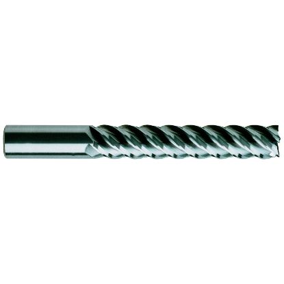 Picture of YG-1 59600TF DIA 1 SH 1.00 LOC 4.1250 OAL 7.00 End Mill Standard Flute High Helix Carbide TiAlN Single End Square Sharp Carbide End Mill