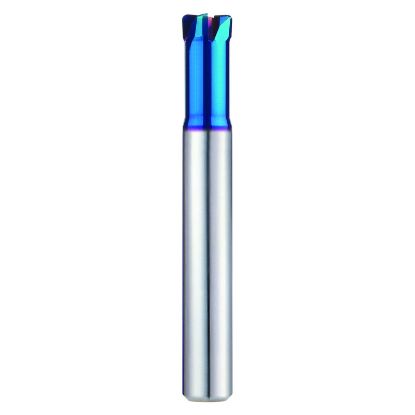 Picture of YG-1 G826082 DIA 1/8 SH 0.2500 LOC 0.0500 OAL 2.2500 End Mill Carbide TiAlN Single End High Feed0.0300 0.76MM X-5070 End Mill