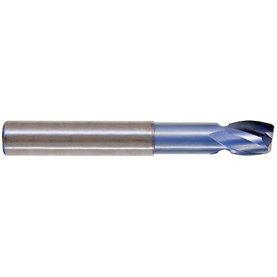 Picture of YG-1 24598TC DIA 3/4 SH 0.7500 LOC 1.00 OAL 4.00 End Mill Standard Flute Standard Helix Carbide Uncoated Single End Square Sharp Alu-Power End Mill