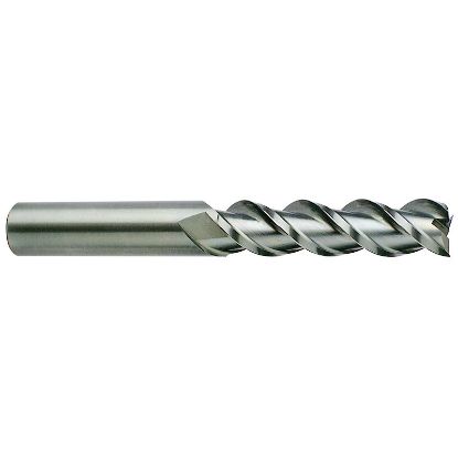 Picture of YG-1 36573TC DIA 1/4 SH 0.2500 LOC 1.2500 OAL 3.2500 End Mill Standard Flute High Helix Carbide TiCN Single End Square Sharp Alu-Power End Mill