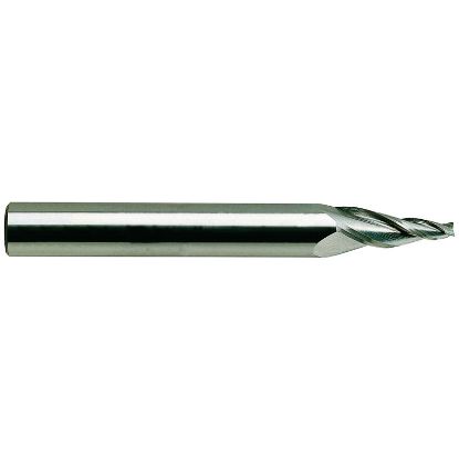 Picture of YG-1 87600 DIA 1/4 SH 0.50 LOC 1.2500 OAL 4.00 End Mill Standard Flute Standard Helix Carbide Uncoated Single End Square Sharp Carbide End Mill