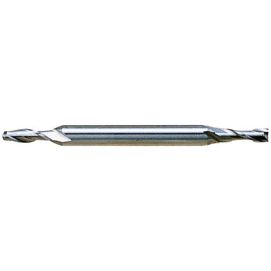 Picture of YG-1 50256CN DIA 1/16 SH 0.1875 LOC 0.1875 OAL 2.2500 End Mill Standard Flute Standard Helix Cobalt TiN Double End Square Sharp General Purpose