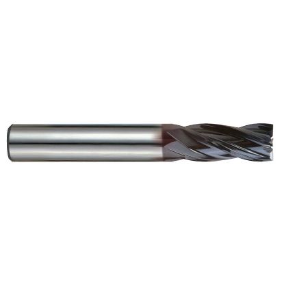 Picture of YG-1 EMD43060 DIA 6MM SH 0.2362 LOC 0.3937 OAL 2.1260 End Mill Standard Flute Variable Helix Carbide TiAlN Single End Square Sharp V7 Mill