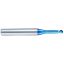 Picture of YG-1 G8A46905 DIA 1.20MM SH 0.1575 LOC 0.0394 OAL 1.771 End Mill Standard Helix Standard Helix Carbide TiAlN Single End Ball Nose X-5070 End Mill