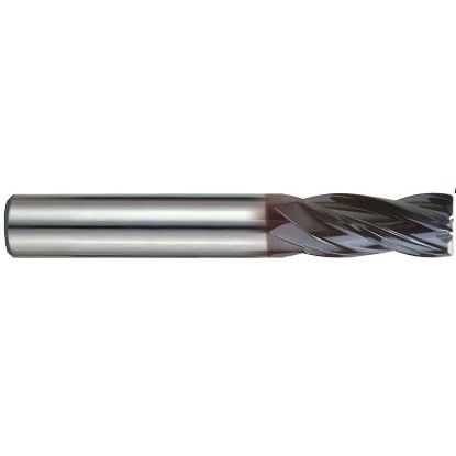 Picture of YG-1 EMD45160 DIA 16MM SH 0.6299 LOC 0.8661 OAL 3.2283 End Mill Standard Flute Variable Helix Carbide TiAlN Single End Corner Radius 0.0315 0.80MM V7 Mill