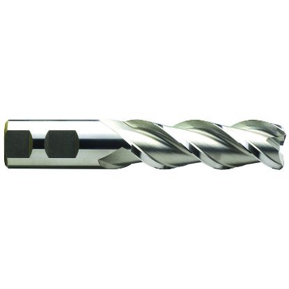 Picture of YG-1 EP11326C DIA 1-1/2 SH 1.2500 LOC 4.00 OAL 6.50 End Mill Standard Flute Standard Helix Powder Metal TiCN Single End Square Sharp ASP