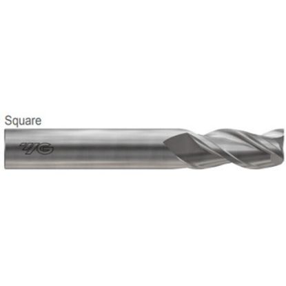 Picture of YG-1 E5G95024 DIA 3/8 SH 0.3750 LOC 0.50 OAL 2.00 End Mill Standard Flute Standard Helix Carbide Uncoated Single End Square Sharp Alu-Power HPC