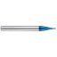 Picture of YG-1 G8A50006 DIA 0.60MM SH 0.2362 LOC 0.0354 OAL 1.968 End Mill Standard Flute Standard Helix Carbide TiAlN Single End Corner Radius 0.0020 0.05MM X-5070 End Mill