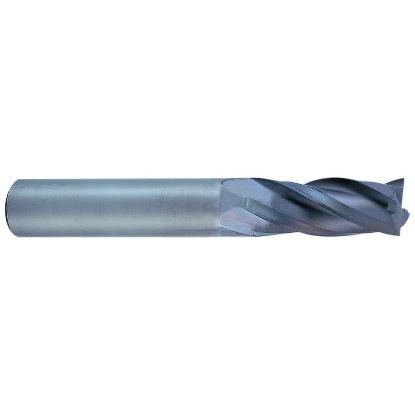 Picture of YG-1 99633 DIA 3/8 SH 0.3750 LOC 0.8750 OAL 2.50 End Mill Standard Flute Standard Helix Carbide Diamond Single End Square Sharp D-Power