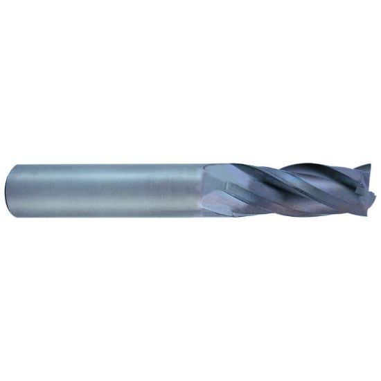 Picture of YG-1 99635 DIA 1/2 SH 0.50 LOC 1.00 OAL 3.00 End Mill Standard Flute Standard Helix Carbide Diamond Single End Square Sharp D-Power