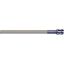 Picture of YG-1 93402 DIA 5/8 SH 0.50 LOC 0.8750 OAL 6.50 End Mill Standard Flute High Helix Carbide TiAlN Single End Square Sharp X-Power