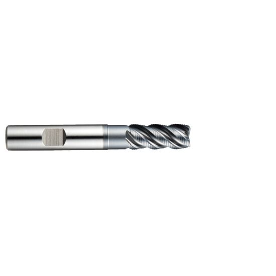 Picture of YG-1 GYG68907 DIA 1 SH 1.00 LOC 4.00 OAL 6.50 End Mill Powder Metal TiAlN Single End Square Sharp Only One