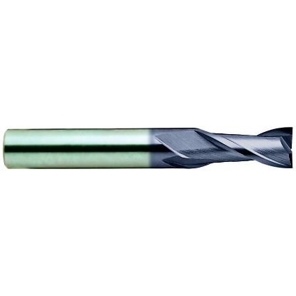Picture of YG-1 EH527090 DIA 9MM SH 0.3543 LOC 0.6299 OAL 2.6378 End Mill Standard Flute Standard Helix Carbide TiAlN Single End Square Sharp Carbide End Mill