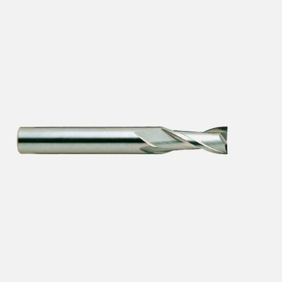 Picture of YG-1 E5011012 DIA 3/16" SH 0.1875 LOC 0.7500 OAL 2.50 End Mill Standard Flute High Helix Carbide Uncoated Single End Square Sharp Generic