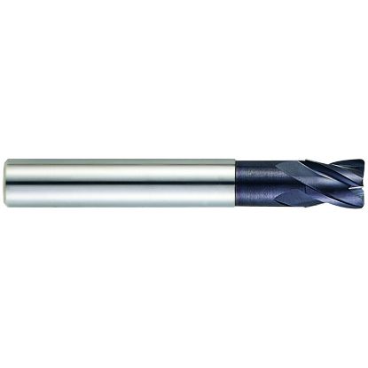 Picture of YG-1 EM839050 DIA 5MM SH 0.2362 LOC 0.2362 OAL 1.9685 End Mill Standard Flute Standard Helix Carbide TiAlN Single End Corner Radius 0.0197 0.50MM X-Power