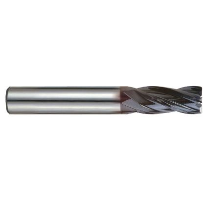 Picture of YG-1 EMD40080 DIA 8MM SH 0.3150 LOC 0.7480 OAL 2.4803 End Mill Standard Flute Variable Helix Carbide TiAlN Single End Corner Radius 0.0236 0.60MM V7 Mill
