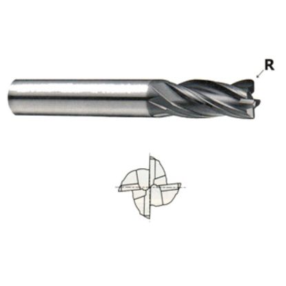 Picture of YG-1 EMD49028 DIA 7/16 SH 0.4375 LOC 1.00 OAL 2.7500 End Mill Standard Flute Variable Helix Carbide TiAlN Single End Corner Radius 0.0150 0.38MM V7 Mill