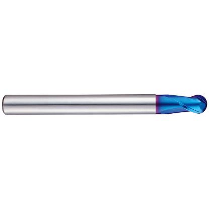 Picture of YG-1 G8A38250 DIA 25MM SH 0.9843 LOC 0.9843 OAL 7.0866 End Mill Standard Flute Standard Helix Carbide TiAlN Single End Ball Nose X-5070 End Mill