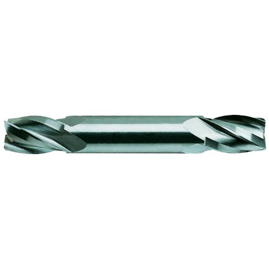 Picture of YG-1 33556TC DIA 3/32 SH 0.1250 LOC 0.1875 OAL 1.50 End Mill Standard Flute Standard Helix Carbide TiCN Double End Square Sharp Carbide End Mill
