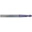 Picture of YG-1 EM902100 DIA 10MM SH 0.4724 LOC 0.7087 OAL 4.3307 End Mill Standard Flute Standard Helix Carbide TiAlN Single End Ball Nose X-Power