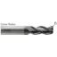 Picture of YG-1 JAG97808 DIA 5/8 SH 0.6250 LOC 2.50 OAL 5.00 End Mill Standard Flute Standard Helix Carbide TiCN Single End Corner Radius 0.0600 1.52MM Alu-Power HPC