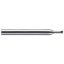 Picture of YG-1 ESD02015208 DIA 1.50MM SH 0.1575 LOC 0.0394 OAL 1.968 End Mill Standard Flute Standard Helix CBN Uncoated Single End Corner Radius 0.0079 0.20MM CBN