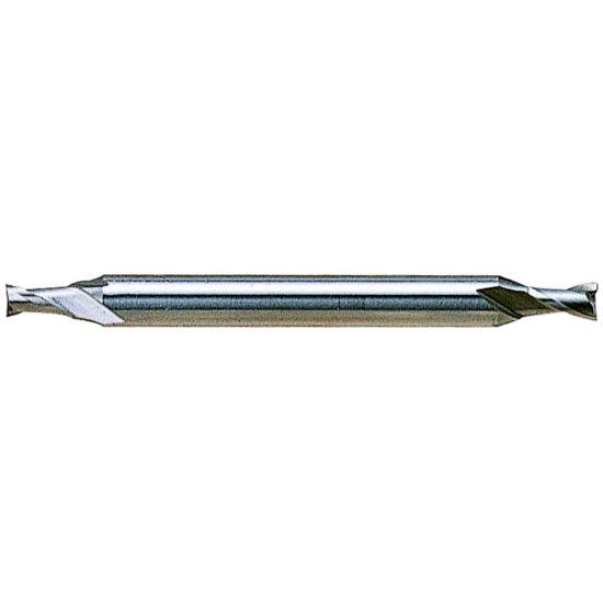 Picture of YG-1 49272 DIA 3/16 SH 0.1875 LOC 0.2812 OAL 2.00 End Mill Standard Flute Standard Helix Cobalt Uncoated Double End Square Sharp General Purpose