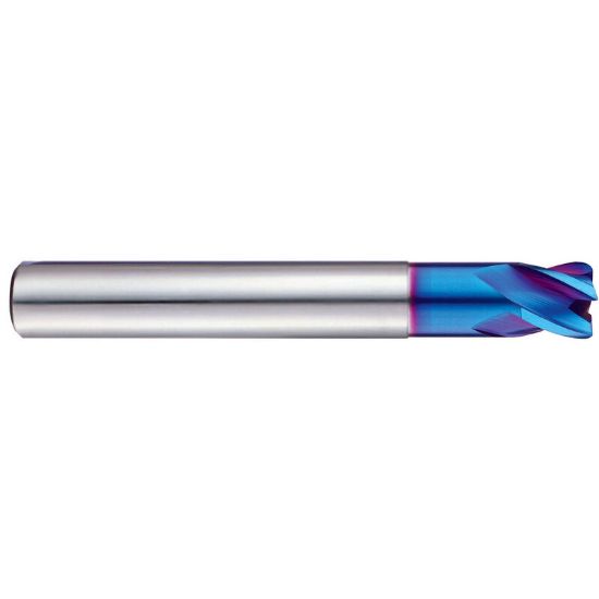 Picture of YG-1 G8A47909 DIA 12MM SH 0.4724 LOC 0.4724 OAL 3.1496 End Mill Standard Flute Standard Helix Carbide TiAlN Single End Corner Radius 0.0591 1.50MM X-5070 End Mill