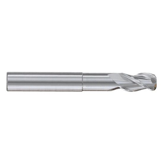 Picture of YG-1 JAG98979 DIA 1 SH 1.00 LOC 1.2500 OAL 6.00 End Mill Standard Flute Standard Helix Carbide TiCN Single End Corner Radius 0.1200 3.05MM Alu-Power HPC