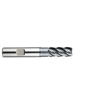 Picture of YG-1 GYG69064 DIA 1 SH 1.00 LOC 2.00 OAL 4.50 End Mill Powder Metal TiAlN Single End Corner Radius 0.0400 1.02MM Only One