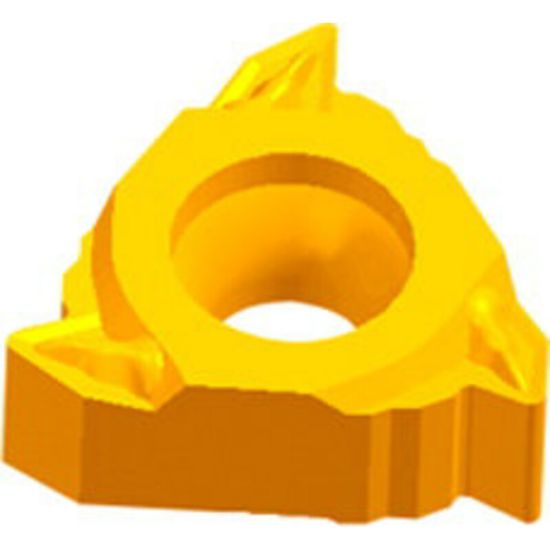 Picture of ZCC RT16.01W-0.75GM YBG201 Insert Sandvik Full Profile TiN 0.75MM Metric