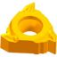 Picture of ZCC RT16.01W-3.00GM YBG205 Insert Sandvik Full Profile TiAlN 3.00MM Metric