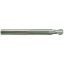 Picture of YG-1 89907 DIA 1 SH 1.00 LOC 1.1250 OAL 6.00 End Mill Standard Flute Standard Helix Carbide Uncoated Single End Ball Nose Alu-Power End Mill