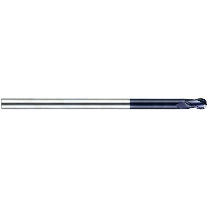 Picture of YG-1 93586 DIA 3/4 SH 0.7500 LOC 1.50 OAL 10.00 End Mill Standard Flute Standard Helix Carbide TiAlN Single End Ball Nose X-Power