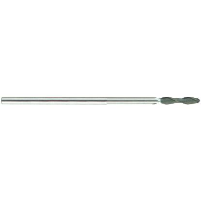 Picture of YG-1 99671 DIA 5/64 SH 0.1250 LOC 0.3750 OAL 3.2500 End Mill Standard Flute Standard Helix Carbide Diamond Single End Ball Nose D-Power
