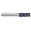 Picture of YG-1 UGMG34821 DIA 3/4 SH 0.7500 LOC 1.8750 OAL 5.00 End Mill Standard Flute Variable Helix Carbide TiAlN Single End Corner Radius 0.1250 3.18MM TitaNox Power End Mill