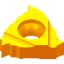 Picture of ZCC RT16.01N-27NPTF YBG201 Insert Sandvik Full Profile TiN 27.00TPI NPTF