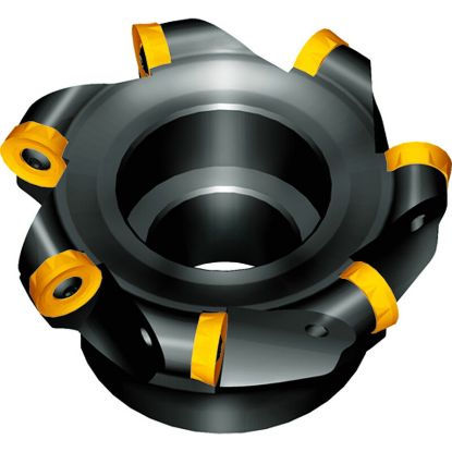 Picture of ZCC FMR02-5.00″-B1.50″ -RC20-07 Button Cutter Milling Cutter 5.000 Cutter Diameter Face Mill 1.500