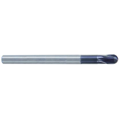 Picture of YG-1 EM868200 DIA 20MM SH 0.7874 LOC 0.7874 OAL 6.2992 End Mill Standard Flute Standard Helix Carbide TiAlN Single End Ball Nose X-Power