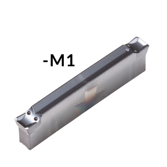 Picture of ARNO ROUSE SA35-3003R-M1 AP2220 Grooving,Groove Turning Insert 0.118 Wide 0.012 Corner Radius TiCN